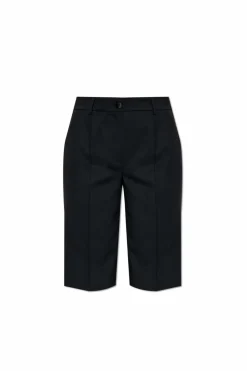 Dolce & Gabbana CZARNY Szorty w kant