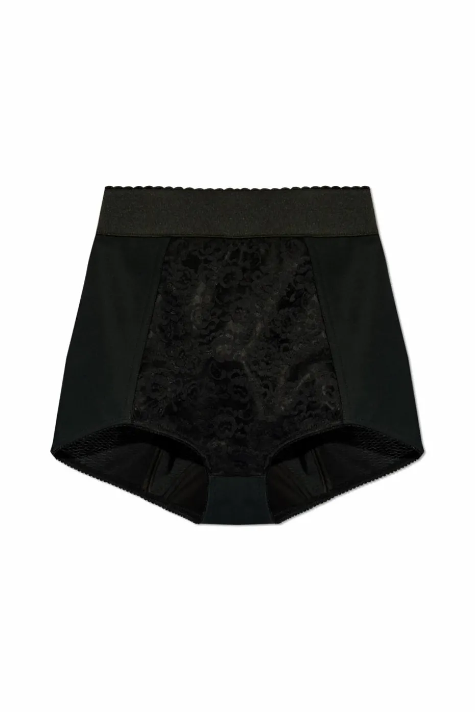 Dolce & Gabbana CZARNY Szorty z wysokim stanem