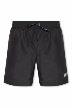 Dolce & Gabbana CZARNY Szorty kąpielowe