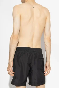 Dolce & Gabbana CZARNY Szorty kąpielowe