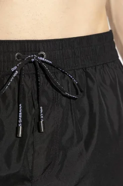 Dolce & Gabbana CZARNY Szorty kąpielowe
