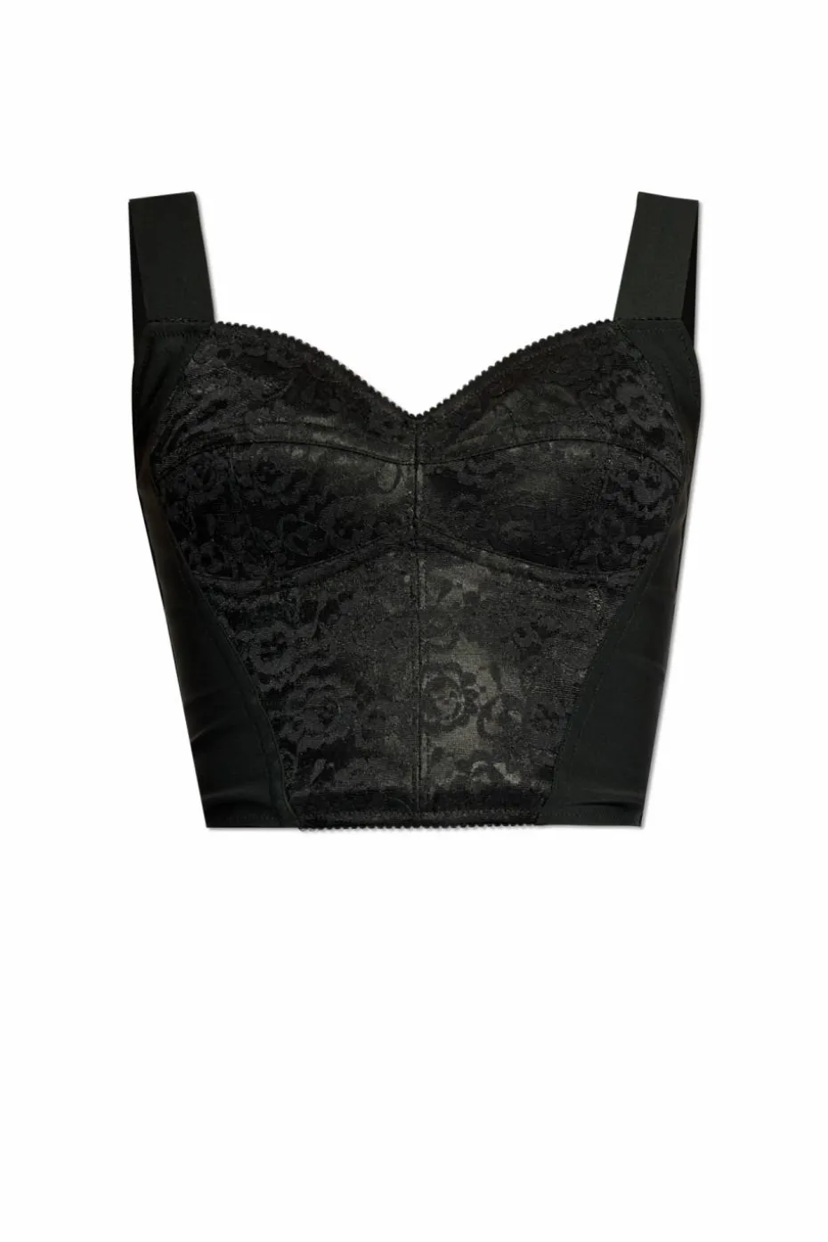 Dolce & Gabbana CZARNY Top na ramiączkach