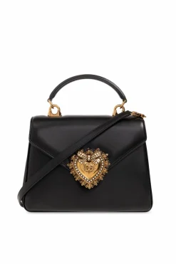 Dolce & Gabbana CZARNY Torba na ramię ‘Devotion’
