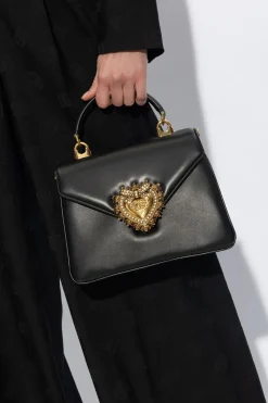 Dolce & Gabbana CZARNY Torba na ramię ‘Devotion’