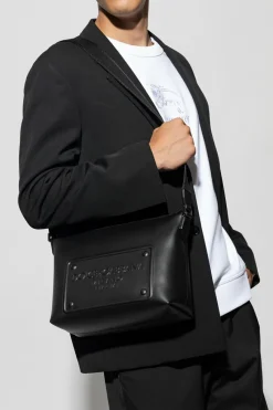 Dolce & Gabbana CZARNY Torba na ramię z logo