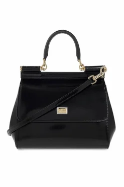 Dolce & Gabbana CZARNY Torba na ramię ‘Sicily Small’