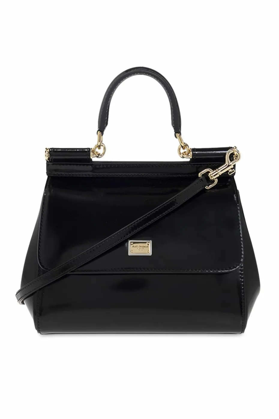 Dolce & Gabbana CZARNY Torba na ramię ‘Sicily Small’