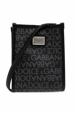 Dolce & Gabbana CZARNY Torba na ramię z logo