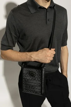 Dolce & Gabbana CZARNY Torba na ramię z logo