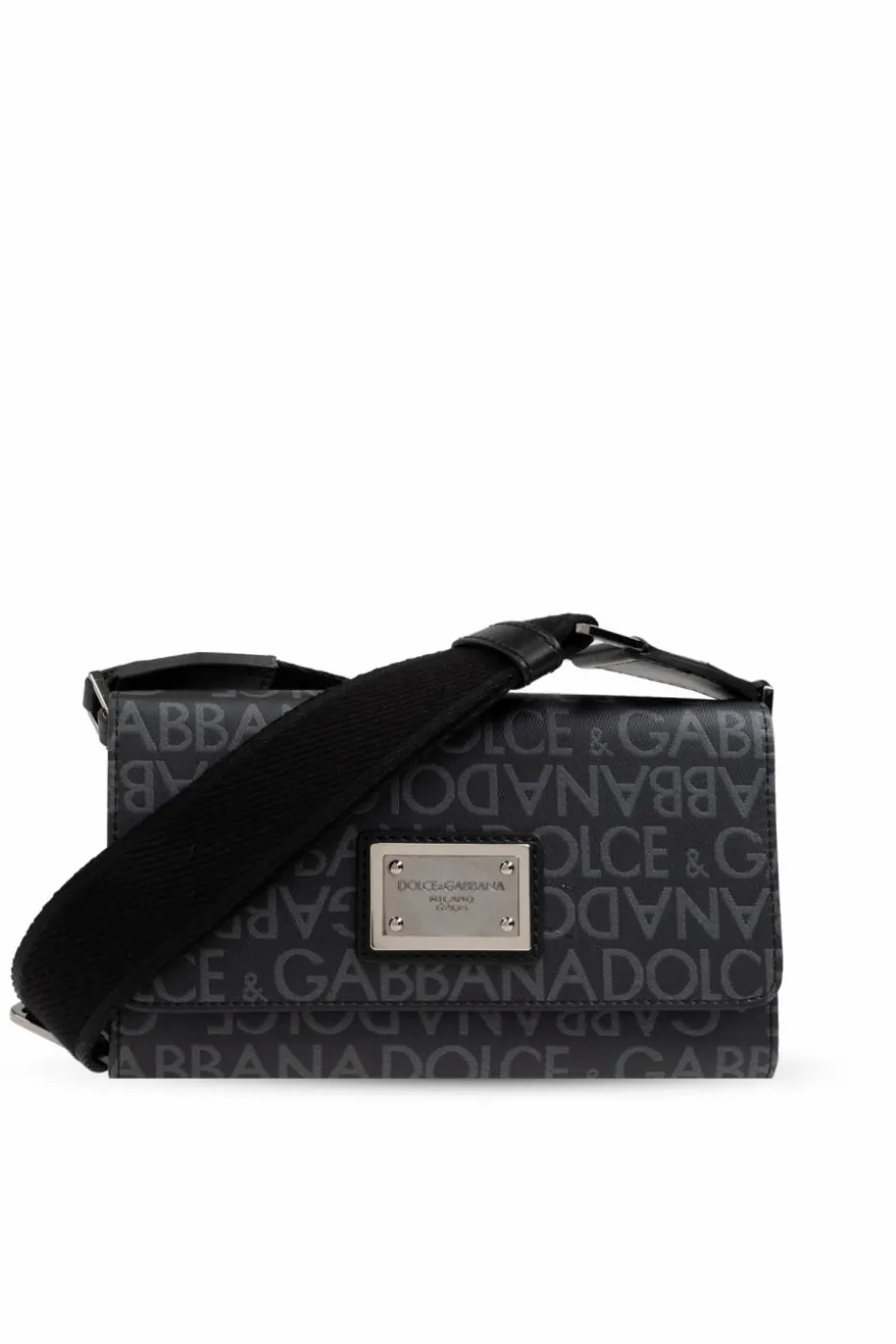 Dolce & Gabbana CZARNY Torba na ramię z logo