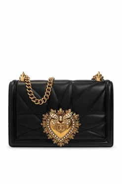 Dolce & Gabbana CZARNY Torba na ramię ‘Devotion’