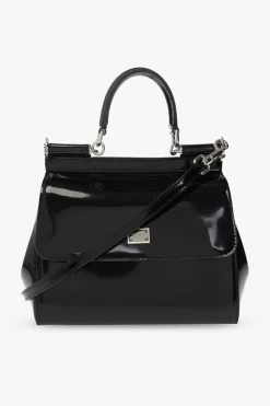 Dolce & Gabbana CZARNY Torba na ramię ‘Sicily Small’