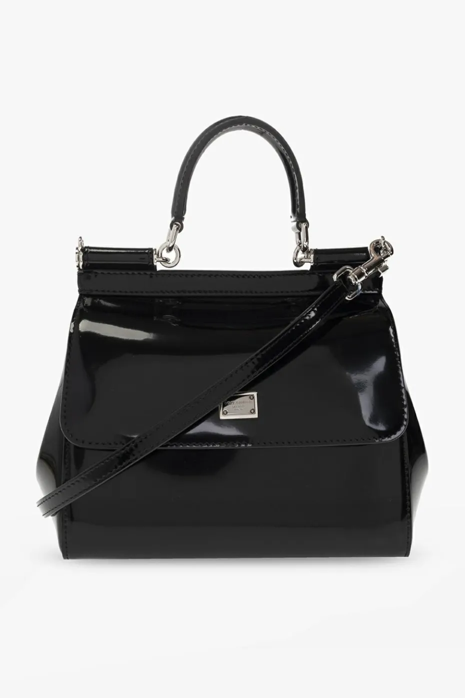 Dolce & Gabbana CZARNY Torba na ramię ‘Sicily Small’