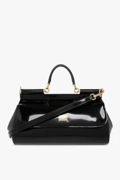 Dolce & Gabbana CZARNY Torba na ramię ‘Sicily Medium’