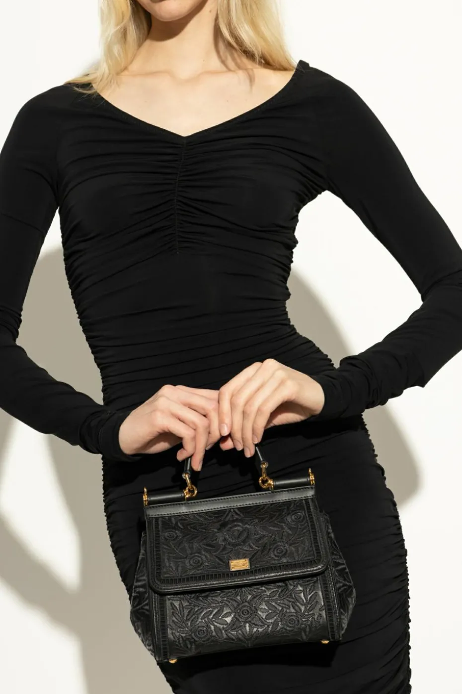 Dolce & Gabbana CZARNY Torba do ręki