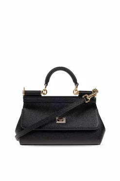 Dolce & Gabbana CZARNY Torba do ręki `Sicily Small`