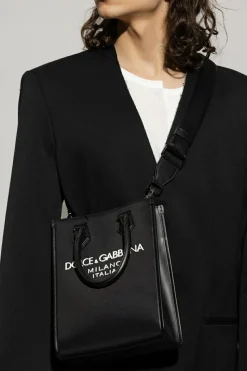 Dolce & Gabbana CZARNY Torba na ramię z logo