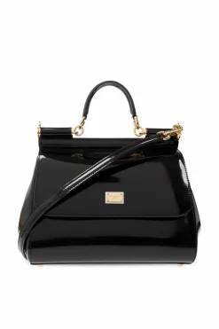Dolce & Gabbana CZARNY Torba na ramię z logo