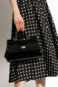 Dolce & Gabbana CZARNY Torba na ramię `Sicily`