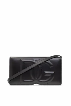 Dolce & Gabbana CZARNY Torba na ramię z logo