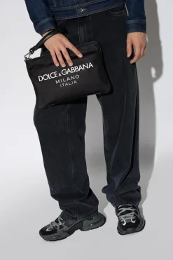 Dolce & Gabbana CZARNY Torba do ręki z logo