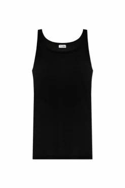 Dolce & Gabbana CZARNY T-shirt bez rękawów