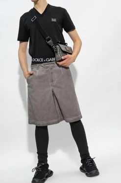 Dolce & Gabbana CZARNY T-shirt z logo