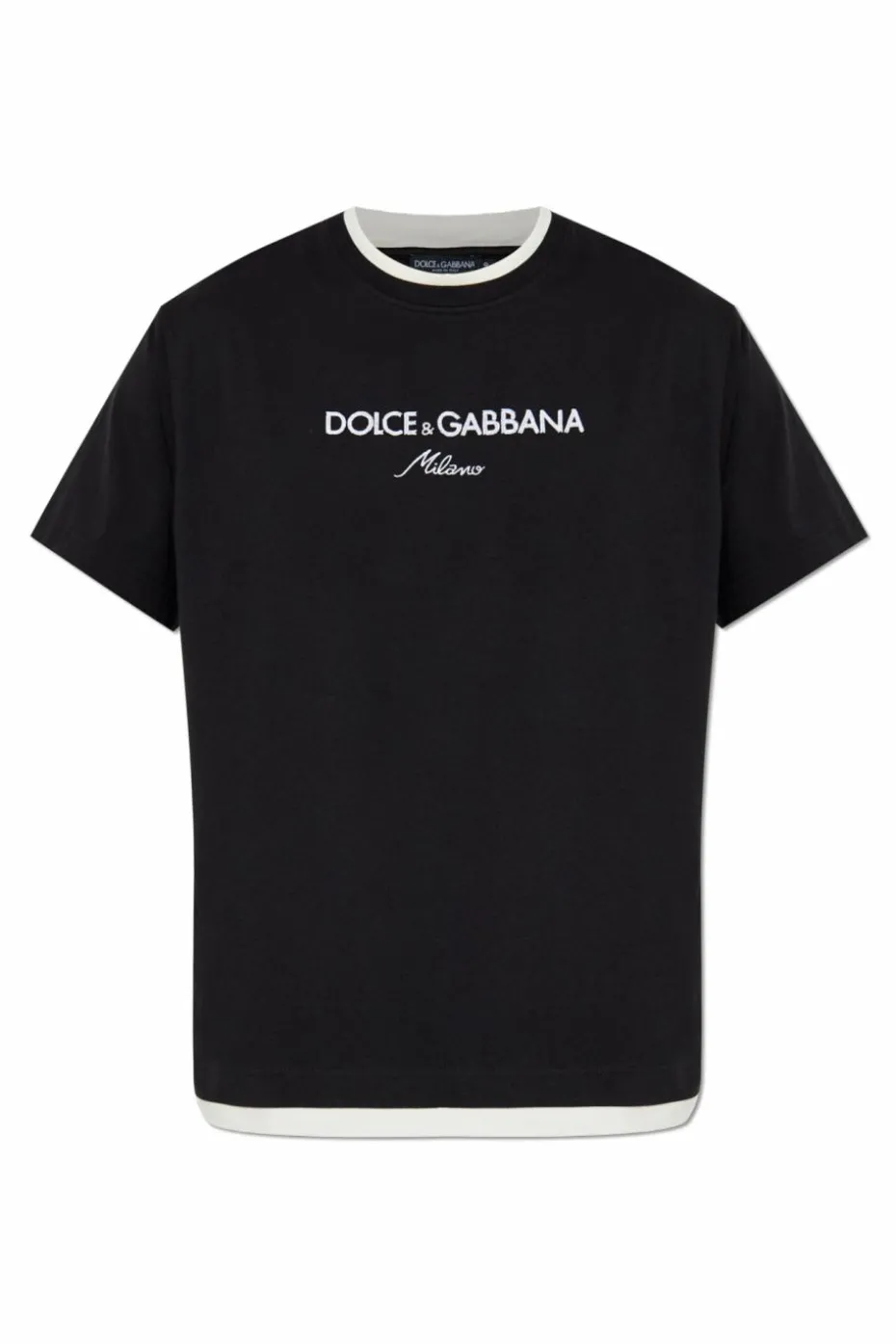 Dolce & Gabbana CZARNY T-shirt z logo