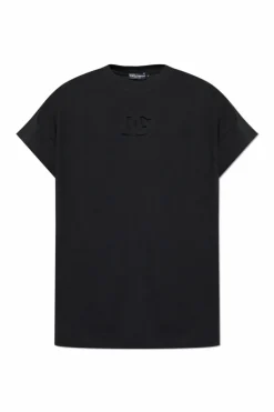 Dolce & Gabbana CZARNY T-shirt z logo