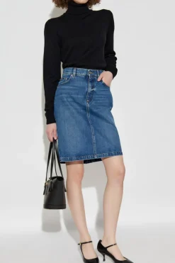 Dolce & Gabbana CZARNY Wełniany golf