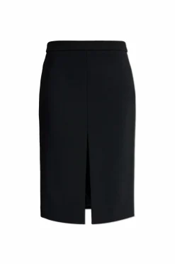 Dolce & Gabbana CZARNY Wełniana spódnica