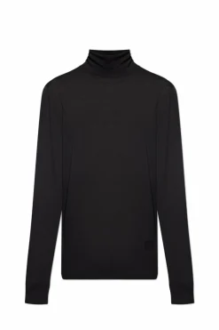Dolce & Gabbana CZARNY Wełniany golf