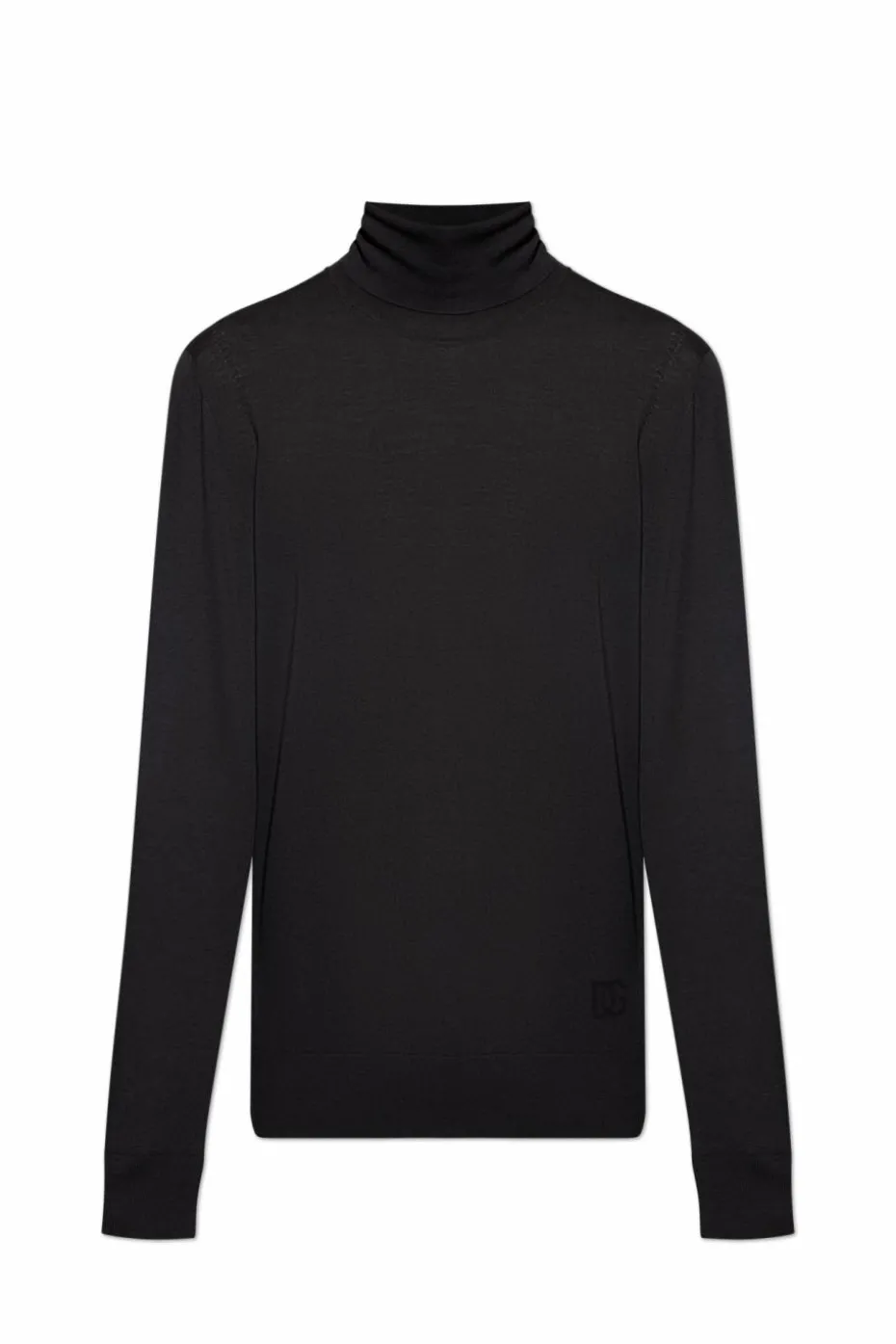 Dolce & Gabbana CZARNY Wełniany golf