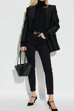 Dolce & Gabbana CZARNY Wełniany sweter