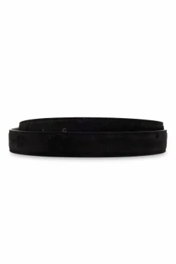 Dolce & Gabbana CZARNY Zamszowy pasek