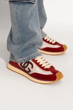 Dolce & Gabbana CZERWONY Buty sportowe z logo