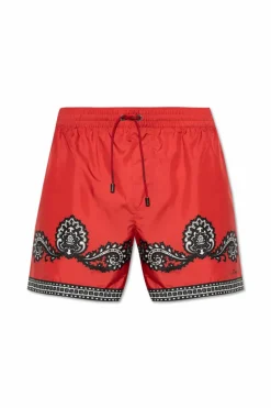 Dolce & Gabbana CZERWONY Szorty kąpielowe