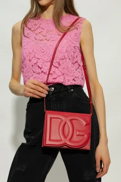 Dolce & Gabbana CZERWONY Torba na ramię z logo