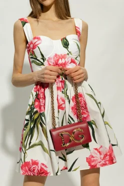 Dolce & Gabbana CZERWONY Torba na ramię z logo