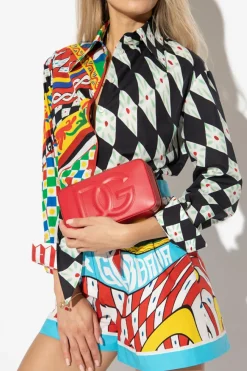 Dolce & Gabbana CZERWONY Torba na ramię z logo