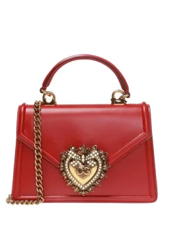 Dolce & Gabbana CZERWONY Torba na ramię ‘Devotion’