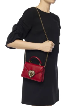 Dolce & Gabbana CZERWONY Torba na ramię ‘Devotion’