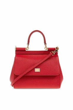 Dolce & Gabbana CZERWONY Torba do ręki `Sicily Medium`