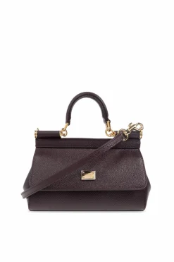 Dolce & Gabbana FIOLETOWY Torba do ręki `Sicily Small`