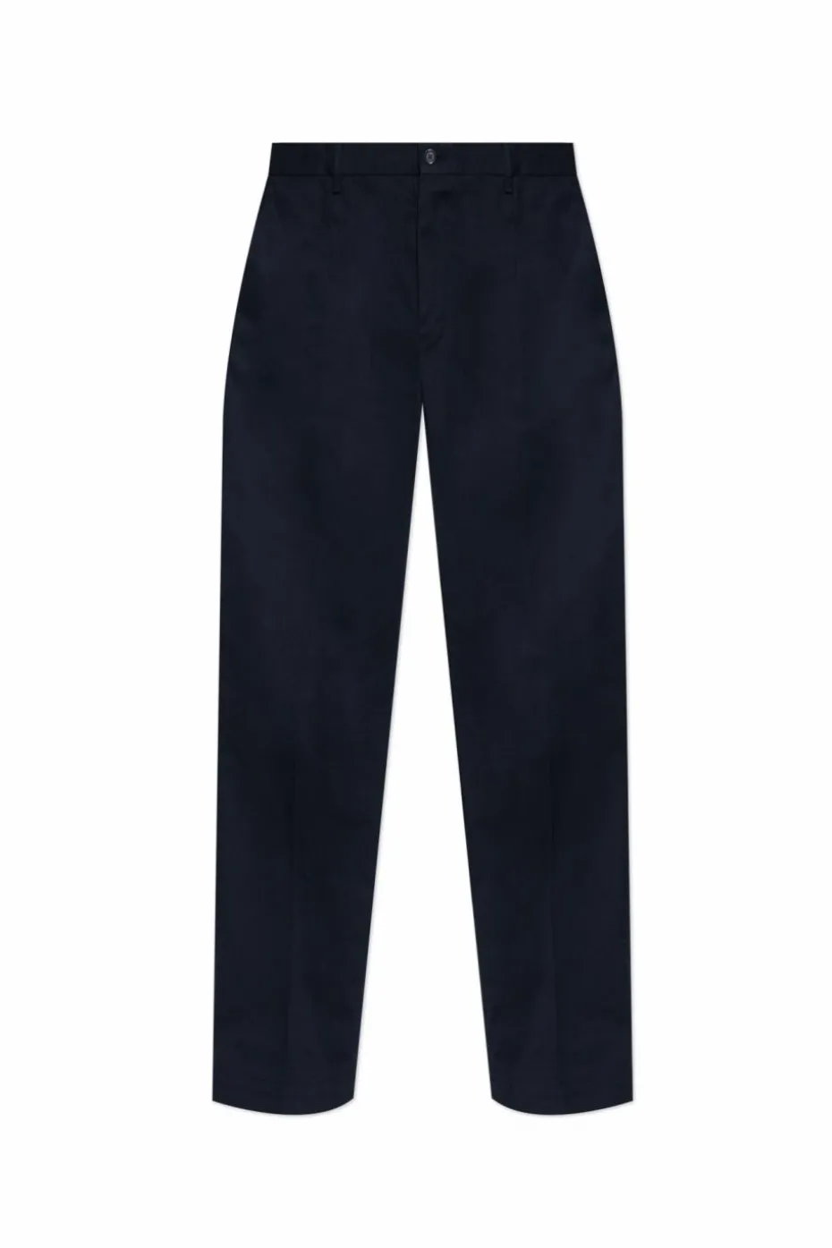 Dolce & Gabbana GRANATOWY Spodnie w kant
