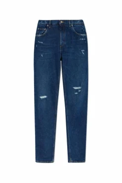 Dolce & Gabbana GRANATOWY Jeansy typu `loose`
