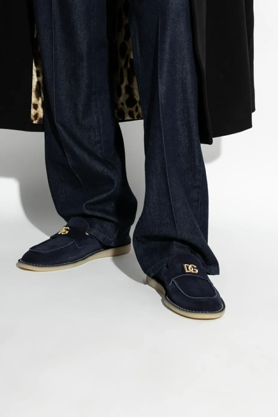 Dolce & Gabbana GRANATOWY Buty typu `loafers`