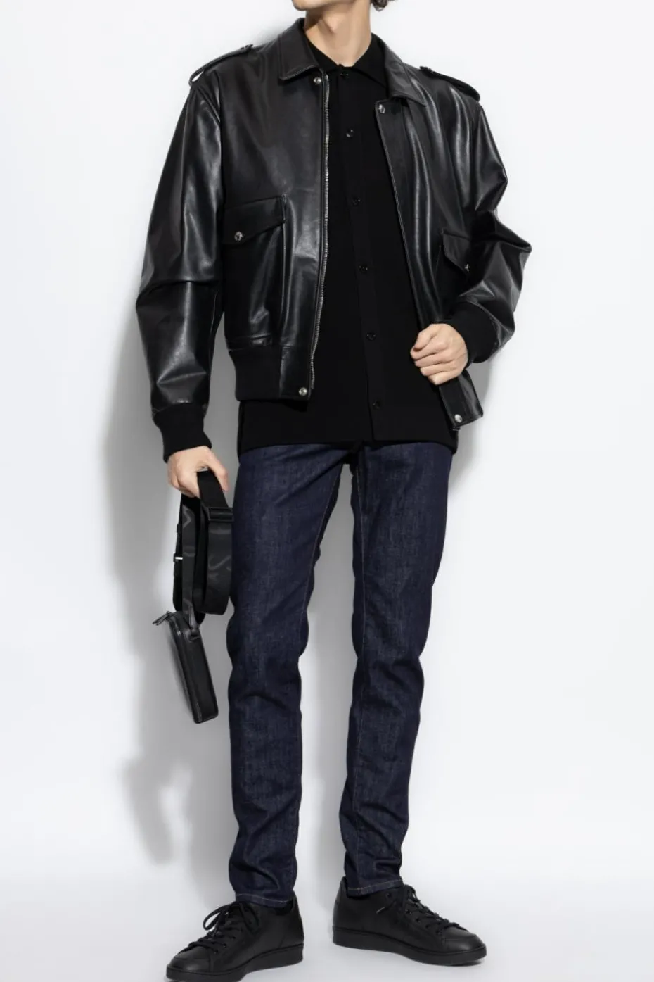 Dolce & Gabbana GRANATOWY Jeansy typu `skinny` z aplikacją