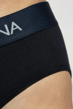 Dolce & Gabbana GRANATOWY Slipy z logo
