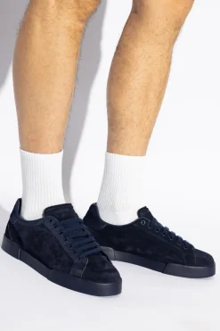 Dolce & Gabbana GRANATOWY Buty sportowe `Portofino`